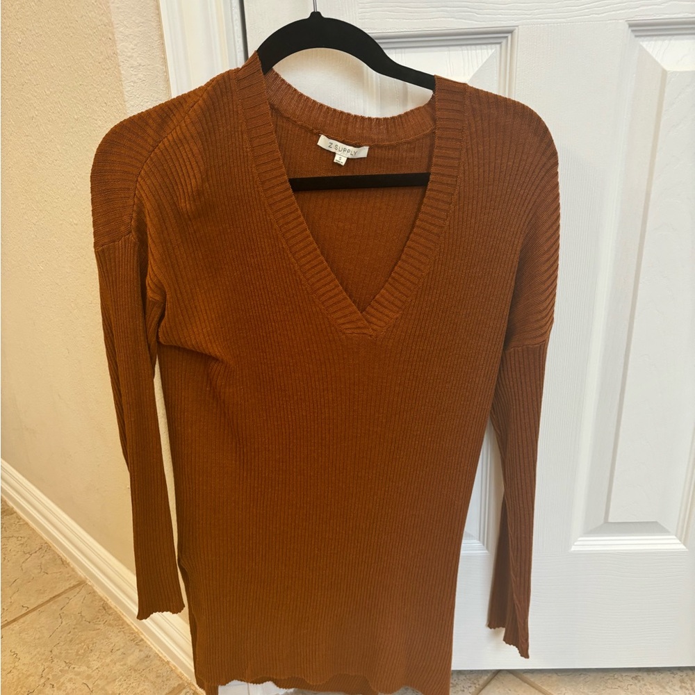 Z Supply burnt orange sweater